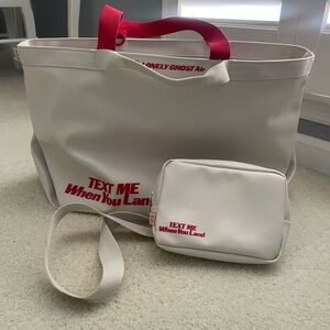 BEIS x Lonely Ghost Text Me When You Land | Travel Tote + Belt Bag